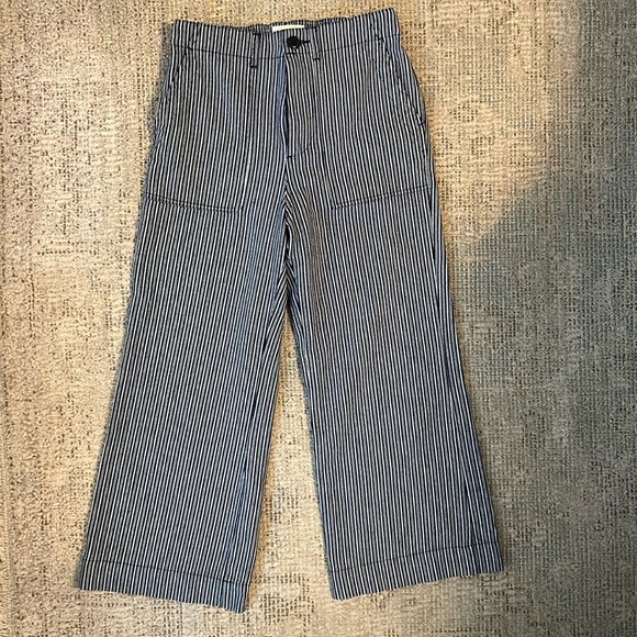 THE GREAT. Pants - The Great wide leg crop pant